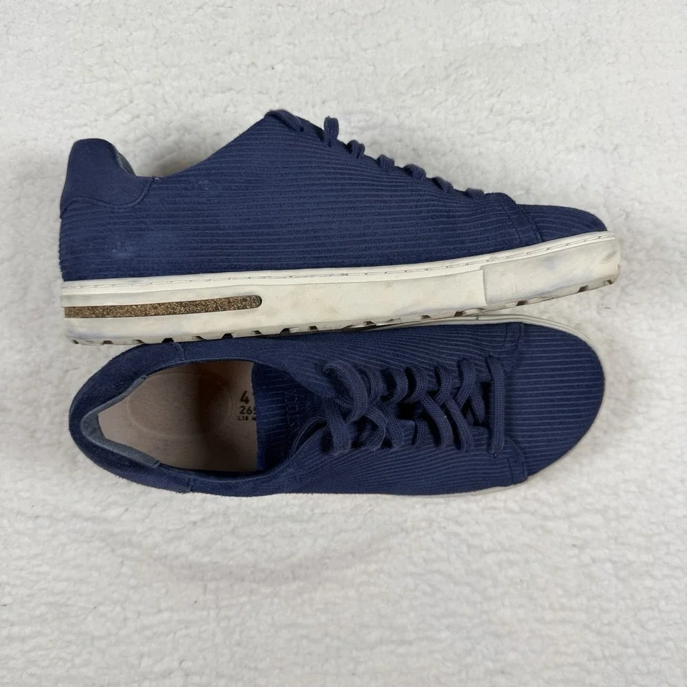 Birkenstock Bend Low Corduroy Indigo Suede Sneakers EU 41 US M8 W10